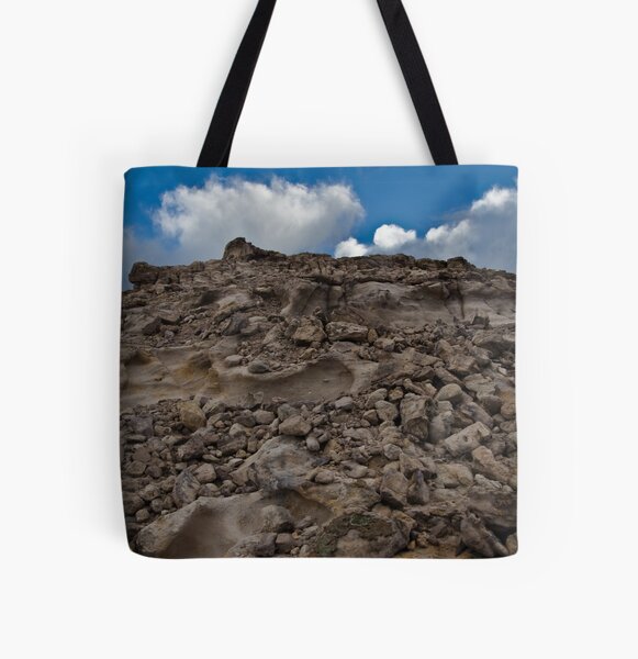 White Peak All Over Print Tote Bag