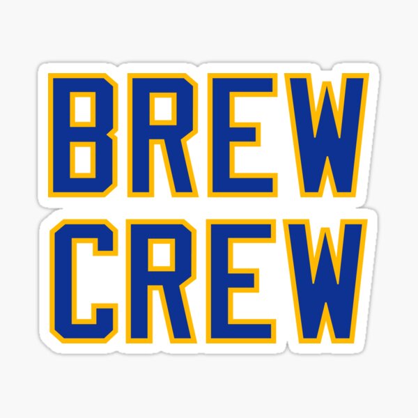 Milwaukee Brewers Retro M Logo - 5x7 Sticker Sheet at Sticker Shoppe