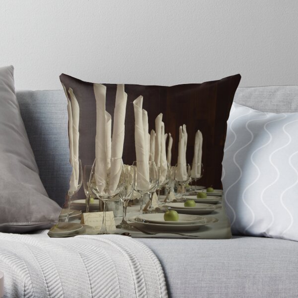 Wedding Setting 1 Throw Pillow