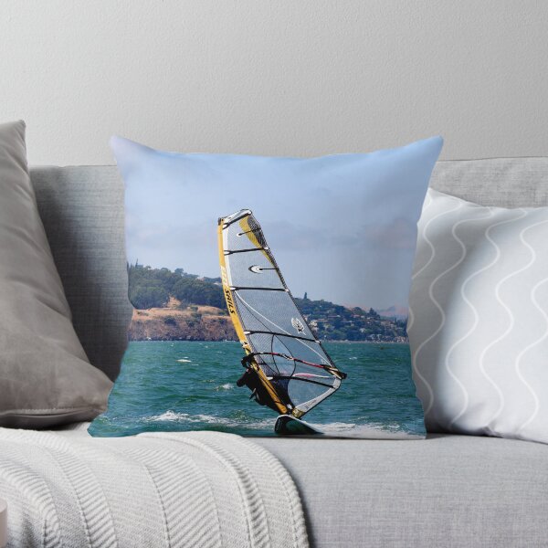 Windsurfer Throw Pillow