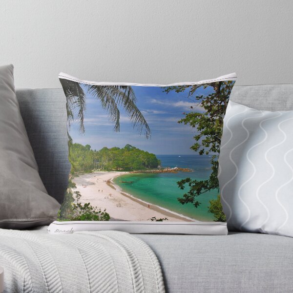 Freedom Beach Throw Pillow