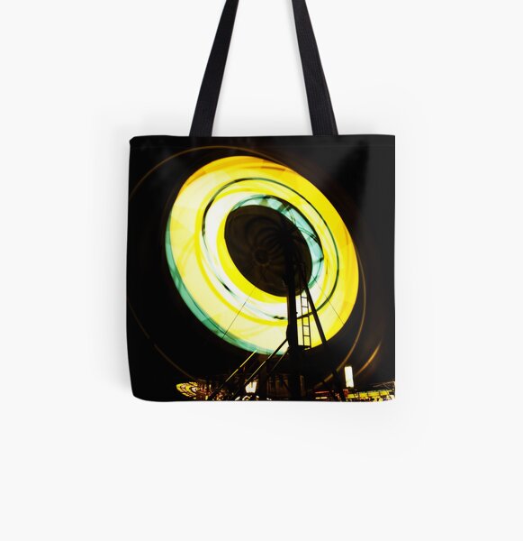 Around, Around, Around, We Go! All Over Print Tote Bag
