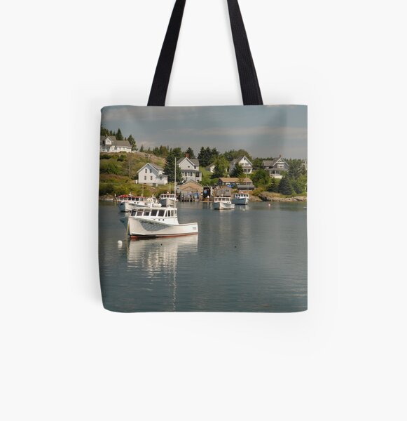 Boats at Rest All Over Print Tote Bag