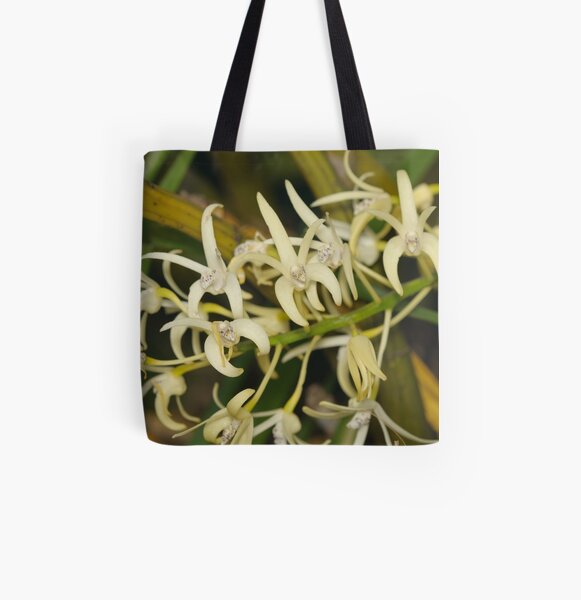 Sydney Rock Orchid All Over Print Tote Bag