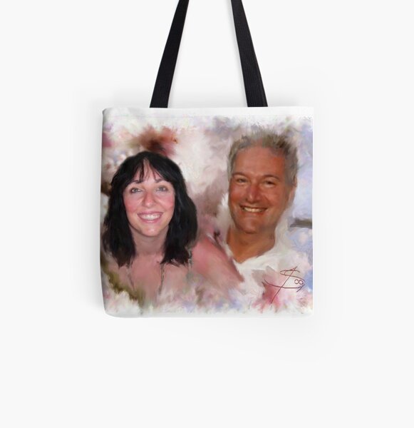 Happier Times All Over Print Tote Bag