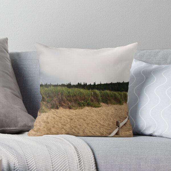 Sand Beach Throw Pillow
