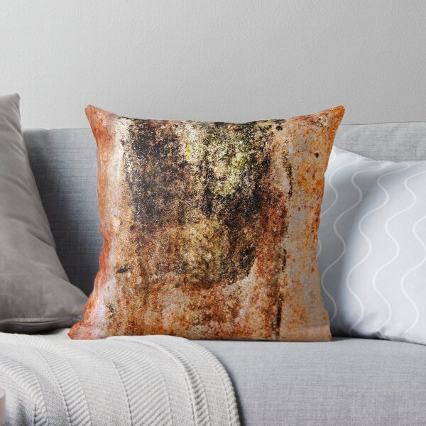 Rusty Canvas Throw Pillow
