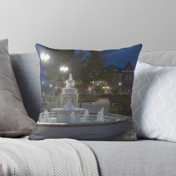 Historical Downtown McMinnville Tennessee Throw Pillow