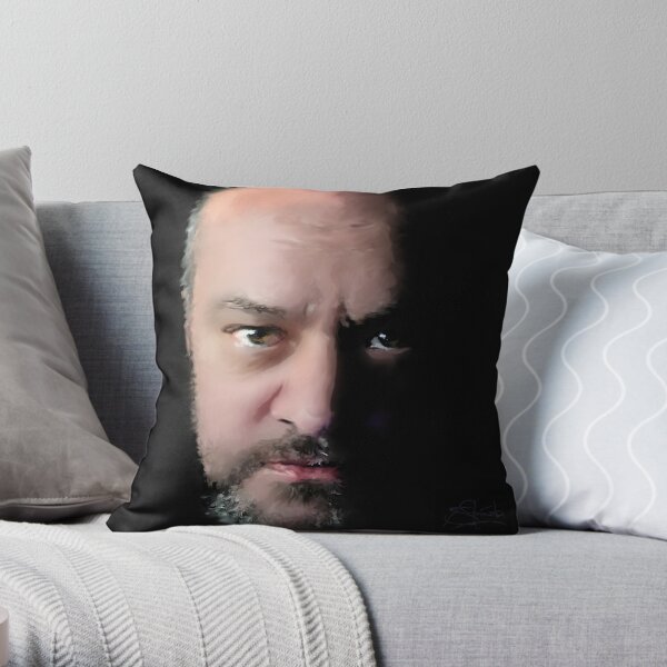 Self Portrait Throw Pillow
