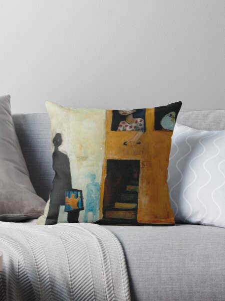 Love Birds Throw Pillow