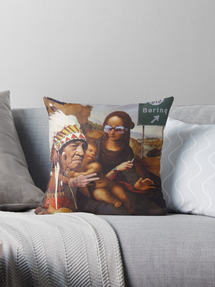 Item preview, Throw Pillow designed and sold by atomikboy.