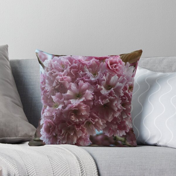 Blossible Throw Pillow