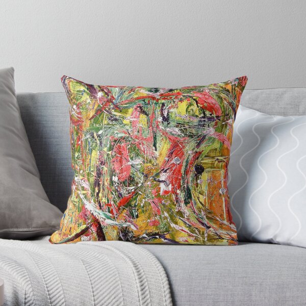 Tag Team Throw Pillow