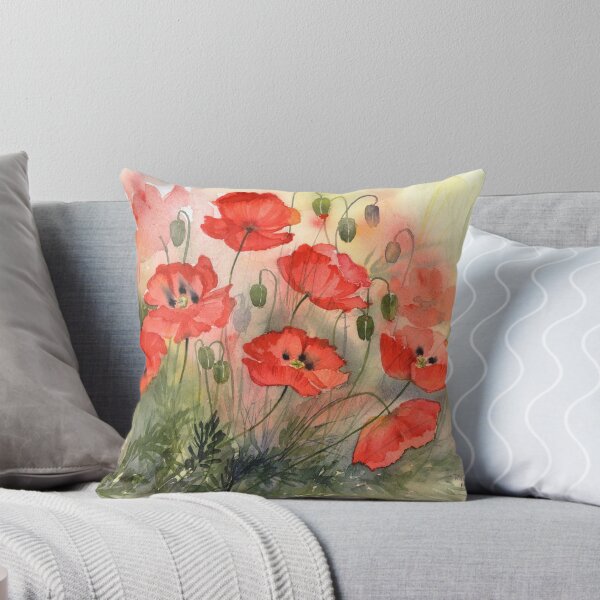Item preview, Field Poppies designed and sold by artbyrachel.