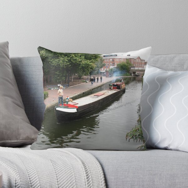 Birmingham Gas Street Basin (5080) Throw Pillow