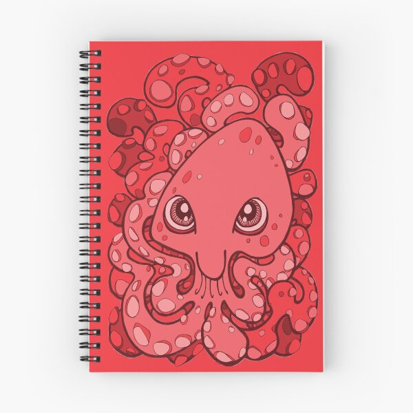 Item preview, Happy Octopus Squid Kraken Cthulhu Sea Creature - Cherry Tomato Red designed and sold by bignose1977.