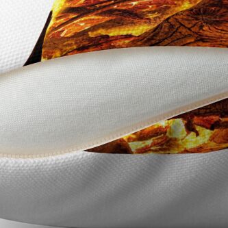 Alternate view of Feel the heat Throw Pillow