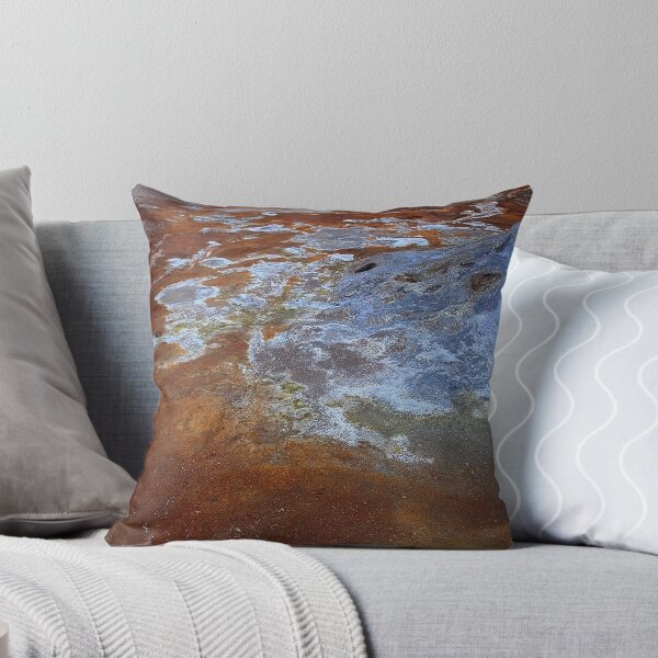 Namafjall mudpot Throw Pillow