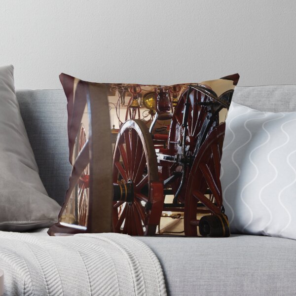 Wheel History II Throw Pillow