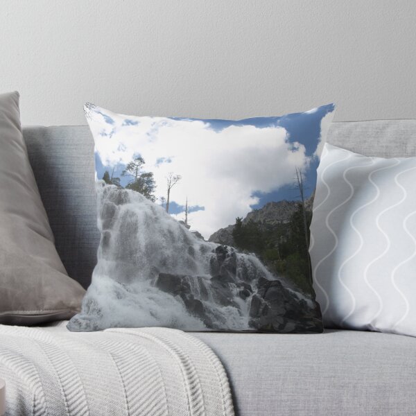Eagle Falls II Throw Pillow