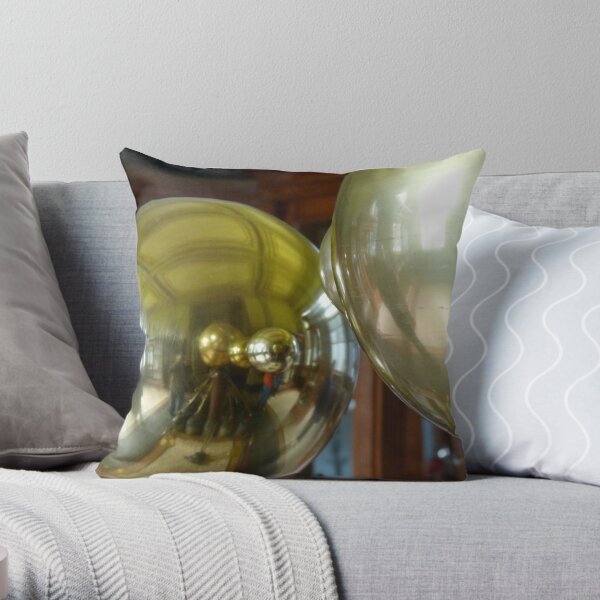 Worlds largest Electrostatic generator Throw Pillow