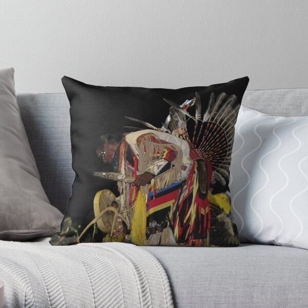 Native American Series No. 2 Throw Pillow