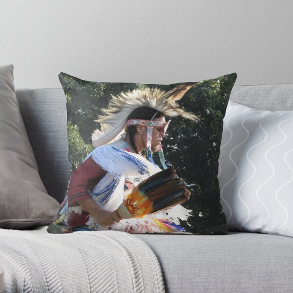Native American Series No. 12 Throw Pillow