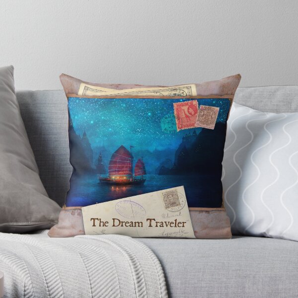 The Dream Traveler Foxfires Calendar - Cover Throw Pillow