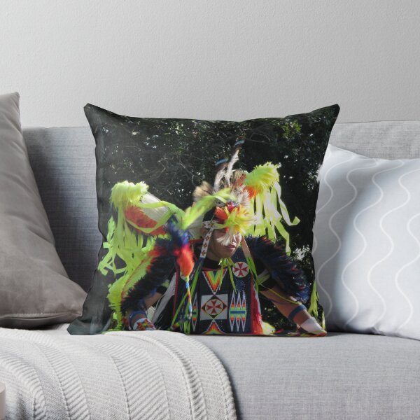 Native American Series No. 22 Throw Pillow