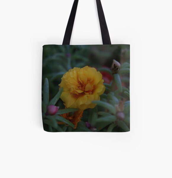 Portulaca All Over Print Tote Bag