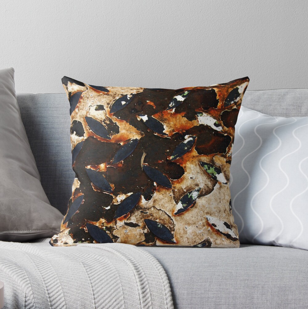 Grunge Throw Pillow