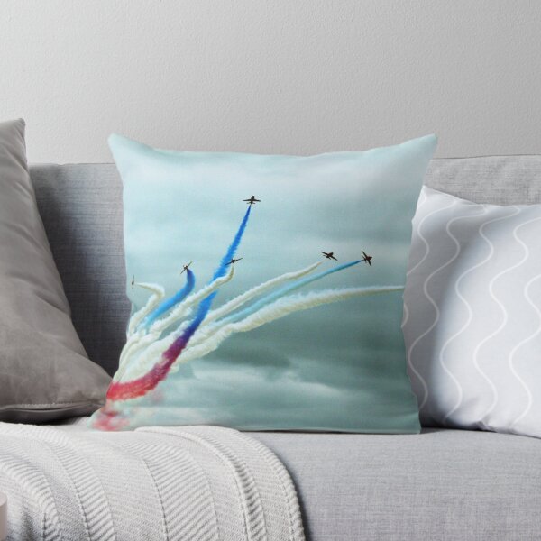 Red Arrows Throw Pillow