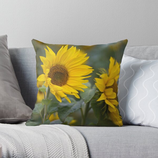 Sunflowers Throw Pillow