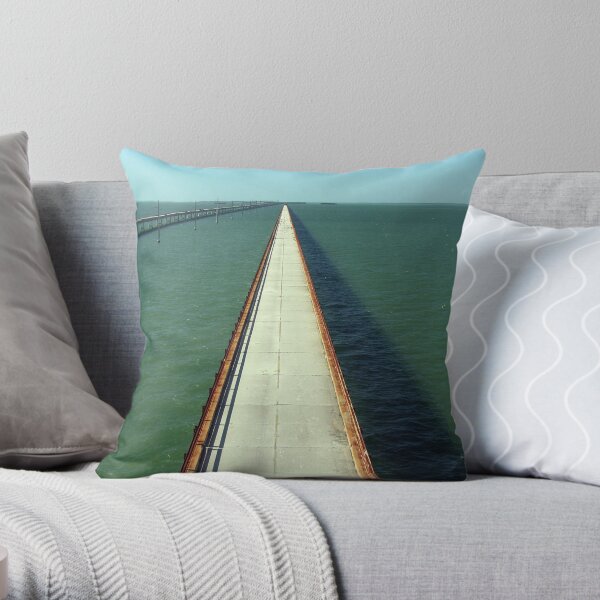 The Old Bridge Throw Pillow