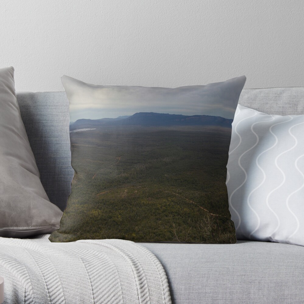 Reeds Lookout panorama Throw Pillow