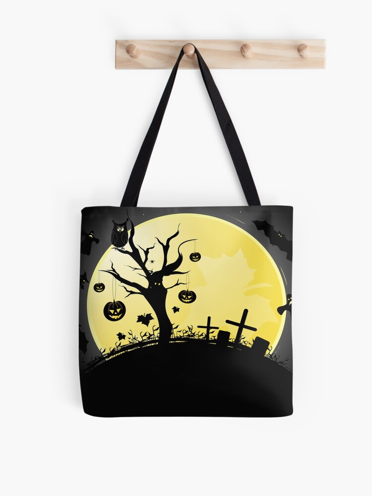 Thumbnail 1 of 2, Tote Bag, Halloween background designed and sold by olgaaltunina.