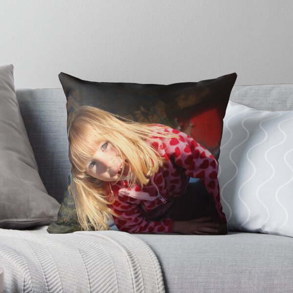 Out of the shadows Throw Pillow