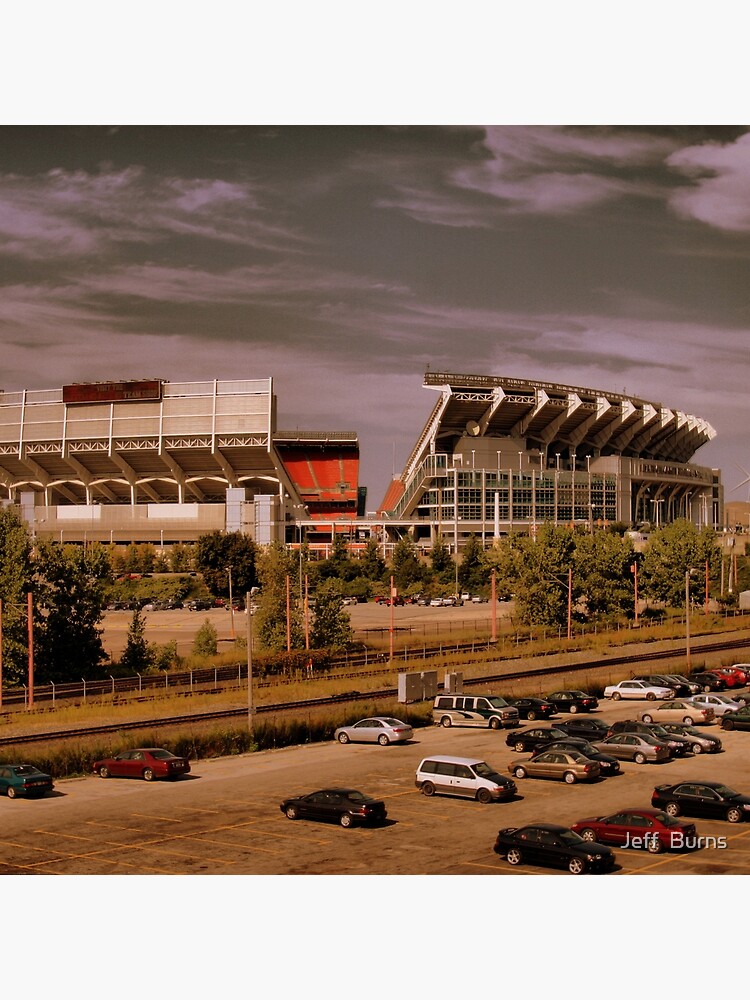 Cleveland Browns Stadium Throw Pillow for Sale by Jeff Burns