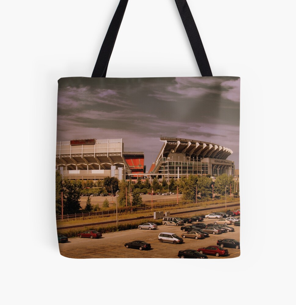 Cleveland Browns Stadium Throw Pillow for Sale by Jeff Burns