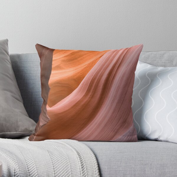 Antelope Canyon, Page. Throw Pillow