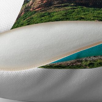 Alternate view of Indian Hd. Hunter River, W.A Throw Pillow