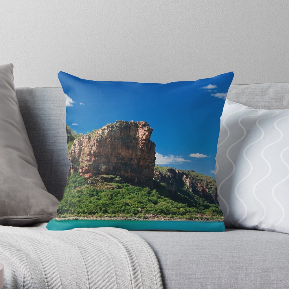 Indian Hd. Hunter River, W.A Throw Pillow