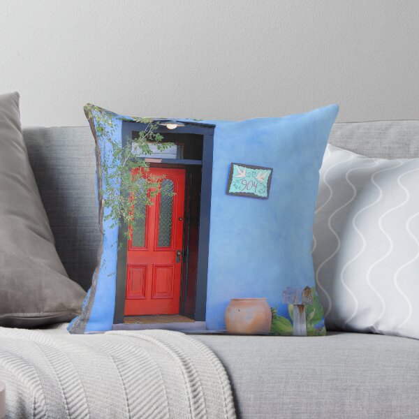 Bluesy Throw Pillow