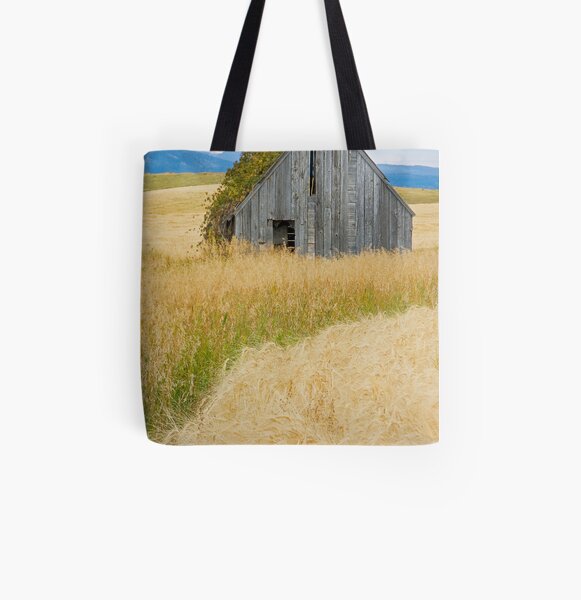 Broke Down Beauty, a.k.a. the Butt of the Barn All Over Print Tote Bag