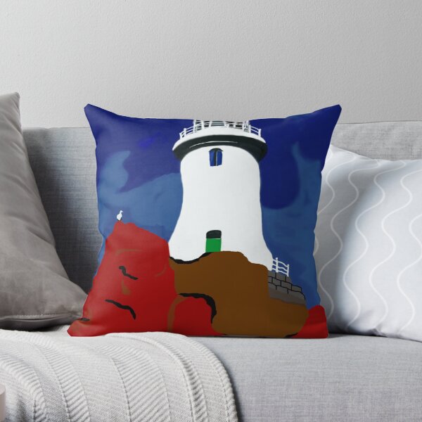 To The Lighthouse Throw Pillow