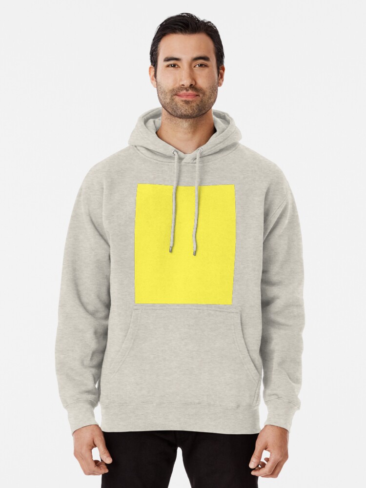 solid yellow hoodie