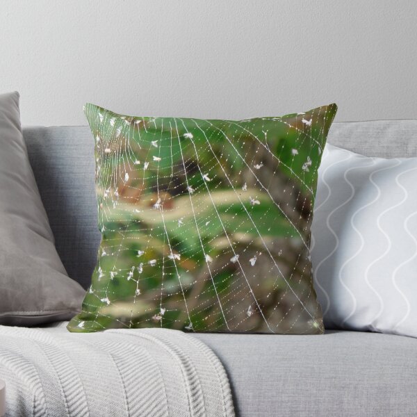 Spiders Buffet Throw Pillow
