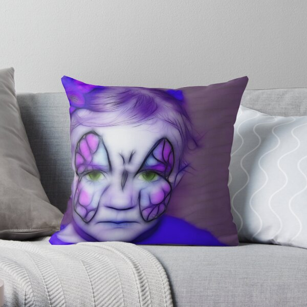 Butterfly Baby Throw Pillow