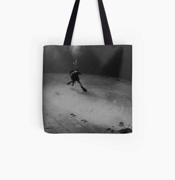 Wreck Diver All Over Print Tote Bag