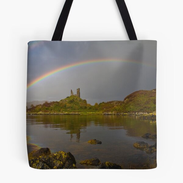 Item preview, rainbow over ruins designed and sold by tydiogenes.